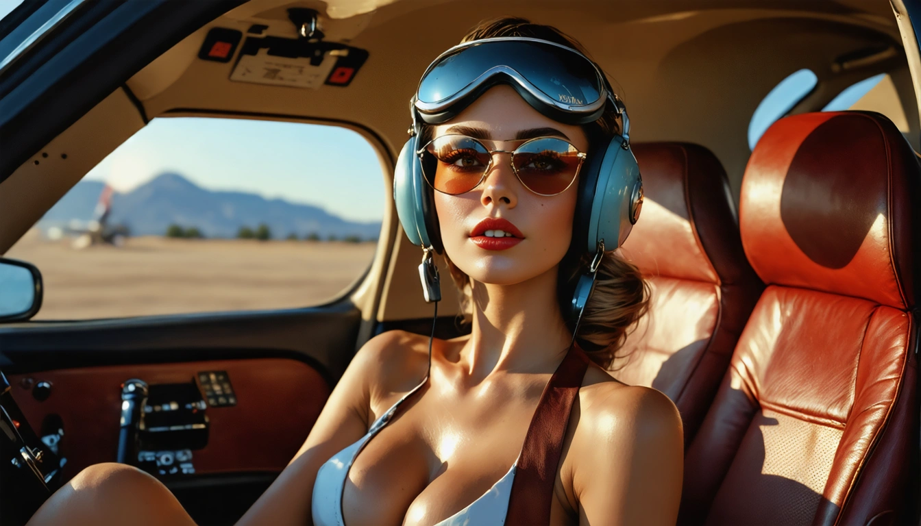 aviator Pin Up